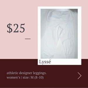 Lyssé white leggings